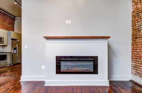Living Room Electric Fireplace 2